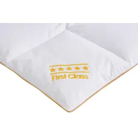 OBB Daunenbettdecke OBB "Emilias, Bettdecken für Sommer und Winter, Ganzjahresdecke", weiß, B:240cm L:220cm, Bezug: 100% Baumwolle. Füllung: 90% Daunen, 10% Federn, Bettdecken, Bettdecke 135x200 cm, 155x220 cm, weitere Größen, Made in Germany