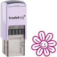 Trodat edy®Fix Motivstempel Blume 2,0 x 2,0 cm