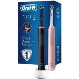 Oral B Pro 3 3900 + 2. Handstück Black-Rosegold Edition