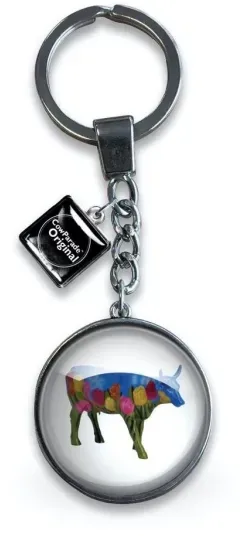 Cowparade Glass Keyring 'Netherlands'