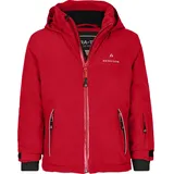 Bergson Regenjacke FRODO 2.0 Kinder Skijacke und Winterjacke, perfekt für kleine Wintersportler! rot 110