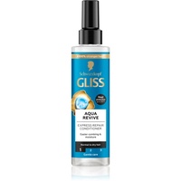 Schwarzkopf Gliss Aqua Revive Express-Repair-Conditioner Feuchtigkeitsspendender Conditioner ohne Ausspülen für normales bis trockenes Haar 200 ml für Frauen