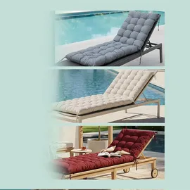 Relaxdays Bankauflage 190 x 70 cm beige 1 St.