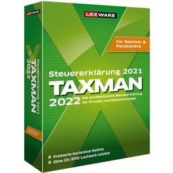 Lexware Taxman 2022 für Rentner und Pensionäre