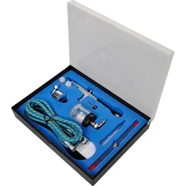 vidaXL Profi Airbrush Komplett-Set mit 2 Pistolen