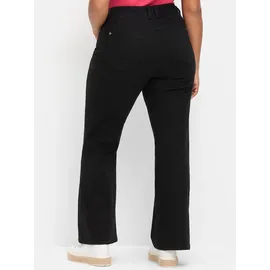 sheego Stretch-Hose Bootcut schwarz 42
