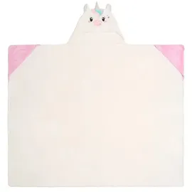 Legami Cosy Hugs Kuscheldecke 150 x 125 cm Pink/Purple/Weiß