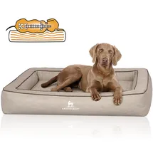 Knuffelwuff Hundebett Montego 120 x 100 cm grau