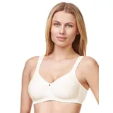 BH ohne Bügel Catania 7870-75A Ivory - Spacer-BH mit Unterbrustband - Gemoldete Cups mit Stützblenden & verstellbaren Träger - Seamless - Bequemer T Shirt BH - 80D