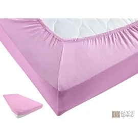 Carpe Sonno Spannbettlaken Jersey 180 x 200 cm Rosa