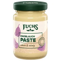 Fuchs Gewürze - Knoblauchpaste | Intensiv-würzige Würzpaste mit natürlichen Zutaten, mit 87% Knoblauch | 100 g in wiederverschließbarem Glas