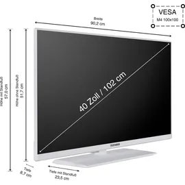 Telefunken XF40TO750M-W 40" LED Full HD Smart TV weiß