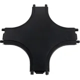 Brilliant Click & Shine Verbinder Kreuz Sand-Schwarz