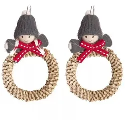 Weihnachtstürdeko, 10 cm - verschiedene Designs