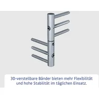 EcoStar Haustür ISOPRO IP 015 weißaluminium 110 x 210 cm