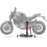 ConStands Motorradheber CS Power Evo-Zentralständer für Ducati Monster 937 21-25 Rot