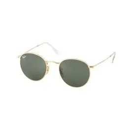 Ray-Ban Round Metal RB3447 001 50-21 polished gold/green classic