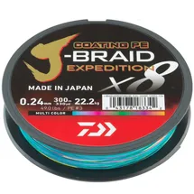 Daiwa J ́braid Expedition X8E 0.24mm-300m multi Color