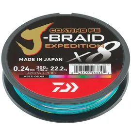 Daiwa J ́braid Expedition X8E 0.24mm-300m multi Color