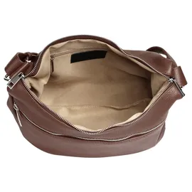Samantha look Schultertasche braun