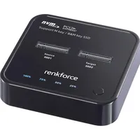 Renkforce RF-TPCD-300 1fach Festplatten-Kopierstation M.2 PCIe NVMe, USB-C®