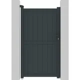 Habitat et Jardin Gartentor 101,2 x 180,9 cm Grau/Aluminium