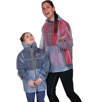 Regenjacke Shelly transparent für Damen und Kinder  Jacke  Reitjacke