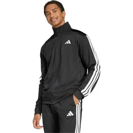 adidas 3 Stripes Tricot Regular, Trainingsjacke - Schwarz - M