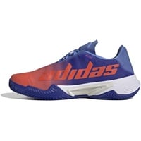 Adidas Herren Barricade M Clay Shoes-Low (Non Football), Lucid Blue/Solar Red/Blue Fusion, 42 2/3 EU - 42 2/3 EU