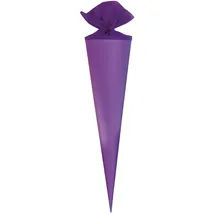 Goldbuch Schultüte 70cm, Zuckertüte zur Einschulung, für Einschüler, Schulkinder & Berufsanfänger, Flieder