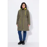 Ulla Popken Mantel in moosgrün | Gr.: 50-52