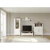 Set One by Musterring Wohnwand »York« 4 Stk. tlg., weiß