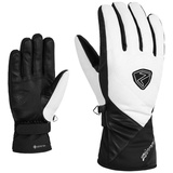 Ziener Damen Handschuhe KAMEA GTX lady glove, white.black, 7,5, weiß,