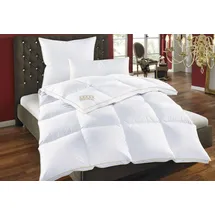 OBB Daunenbettdecke OBB "Emilias, Bettdecken für Sommer und Winter, Ganzjahresdecke", weiß, B:200cm L:200cm, Bezug: 100% Baumwolle. Füllung: 90% Daunen, 10% Federn, Bettdecken, Bettdecke 135x200 cm, 155x220 cm, weitere Größen, Made in Germany