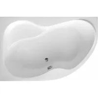 HAK Raumspar Badewanne 150x105x45cm, CIDLINA, links, weiss