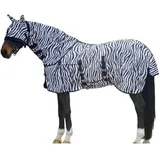 Waldhausen Fliegendecke Zebra 145 cm Schwarz/Weiß