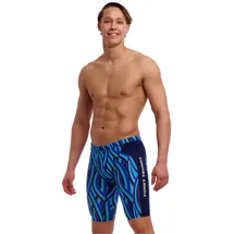 Funky Trunks Training Jammer für Triathleten chlorbeständig in blau | Snork City - AUS 32