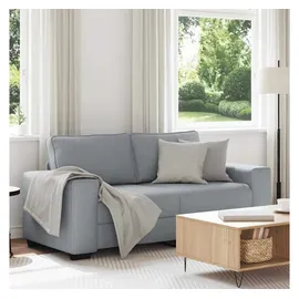 vidaXL 2-Sitzer-Sofa Hellgrau 180x77x82 cm Stoff