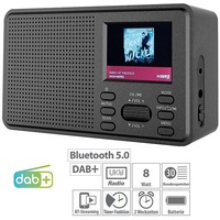 Mobiles Digitalradio mit DAB+ UKW Wecker VR-Radio Batteriebetrieben Bluetooth