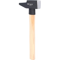 Brilliant Tools BT077100 BT077100 Schlosserhammer mit Hickory-Stiel, 1000 g, französische Form [Powered by KS TOOLS]