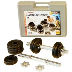 Hantel-Set 15 kg - schwarz