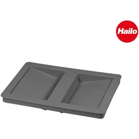 HAILO Einbaumülleimer 13 l Dunkelgrau