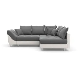 Collection AB Ecksofa »Innsbruck L-Form« inklusive Federkern, Recamiere links oder rechts montierbar grau