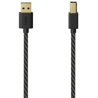 Hama 00201001 USB 2.0 1,5 m USB A USB B Schwarz - Silber