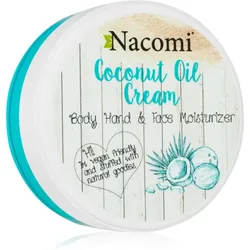Nacomi Coconut Oil Feuchtigkeitscreme für Gesicht, Hände und Körper 100 ml