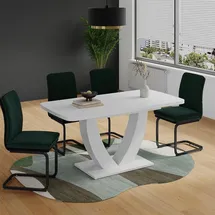 Vicco Fenaro 120 x 77,4 x 80 cm ausziehbar weiß