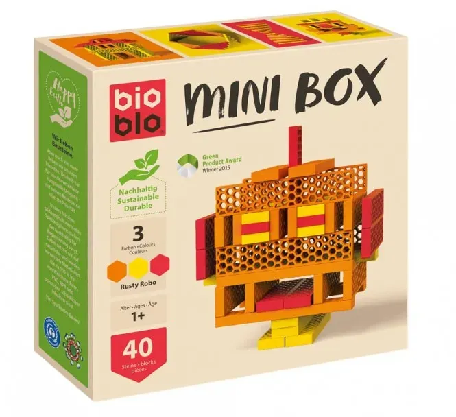 Bioblo Mini Box Rusty Robo Bausteine (40 Teile)