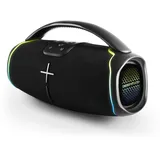 Energy Sistem Hyperbeat Bluetooth-Lautsprecher (Bluetooth 5.3, True Wireless Stereo, Deep Bass, 15h Akku, IPX6, LED-Lichter, Sprachassistent)