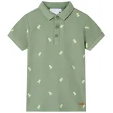 vidaXL Kinder-Poloshirt Khaki 92