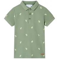 vidaXL Kinder-Poloshirt Khaki 92